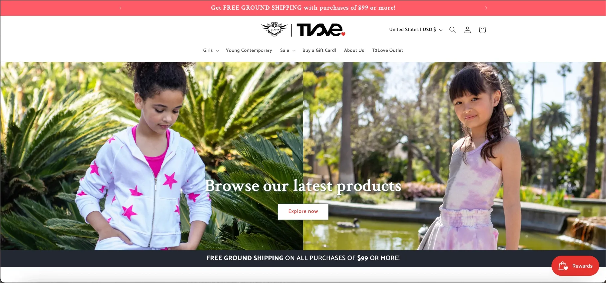 The live T2Love home page, run day to day by Jasmine Chen